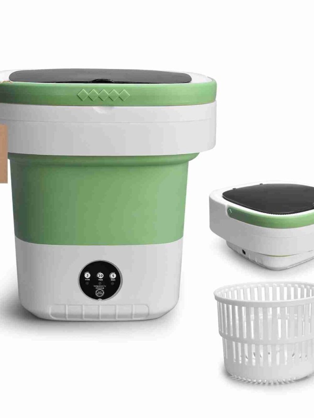 Mini Portable Washing Machine, 16.5L Upgraded Washer with Spin Basket N-117